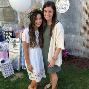 Roolee White Floral Dress